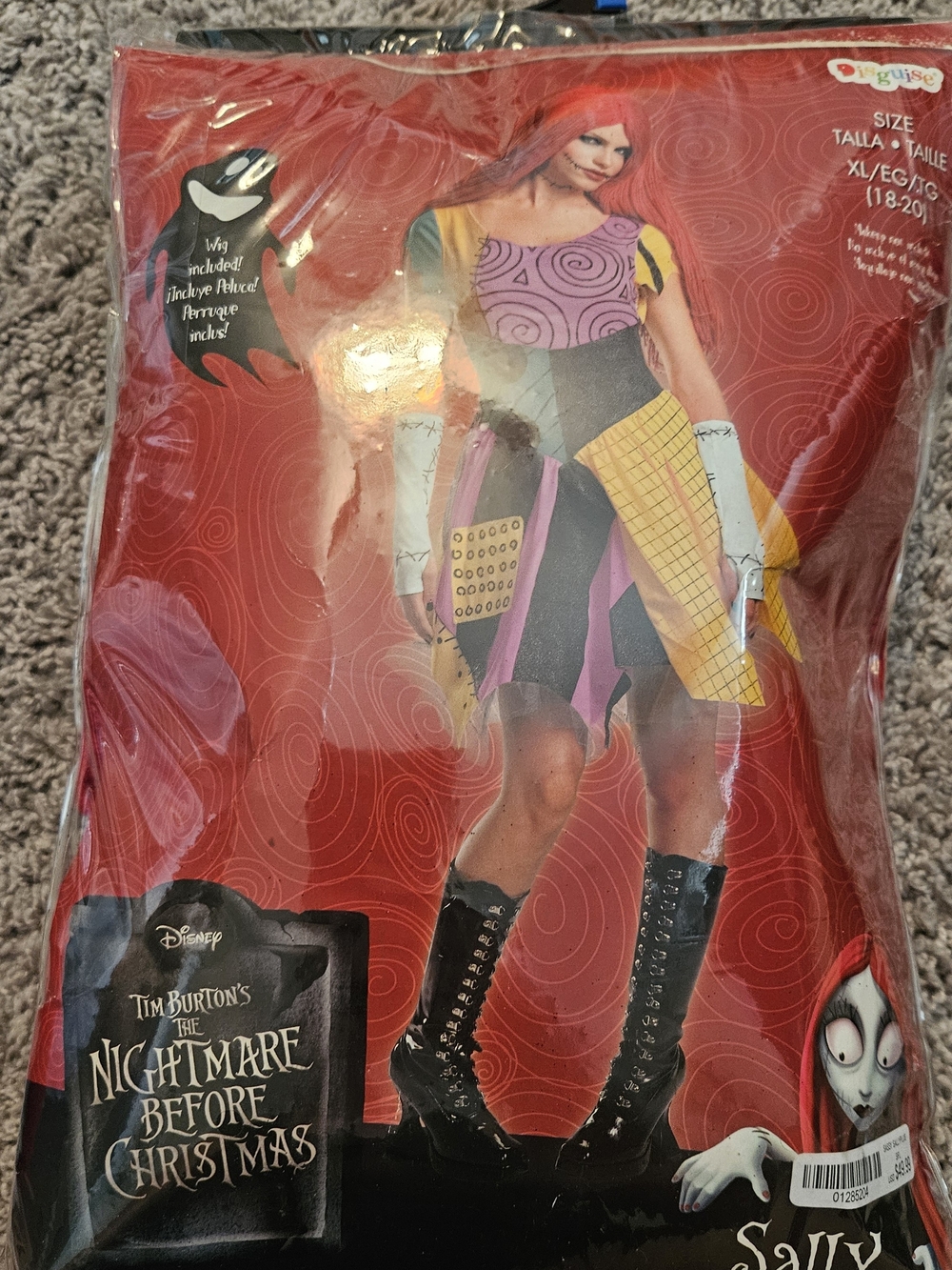 Disney Tim Burton’s The Nightmare Before Christmas Sally Costume - Multi-Color